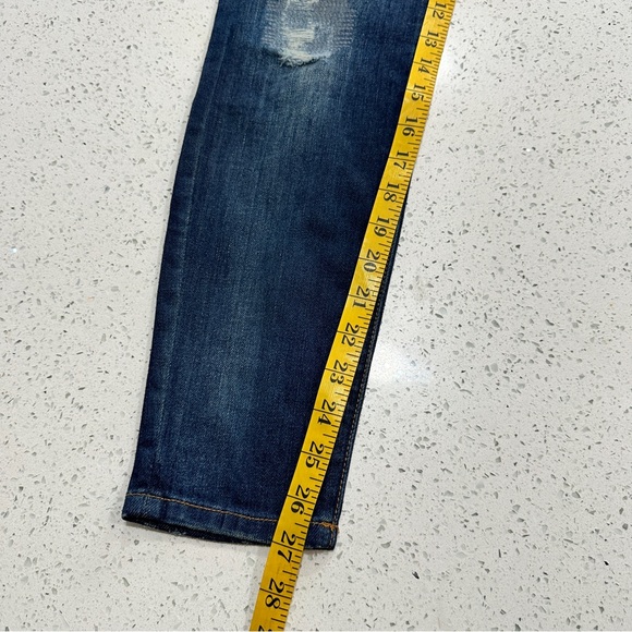Current Elliott - The Ankle Skinny in Old Blue Repair sz 0 - Picture 10 of 10